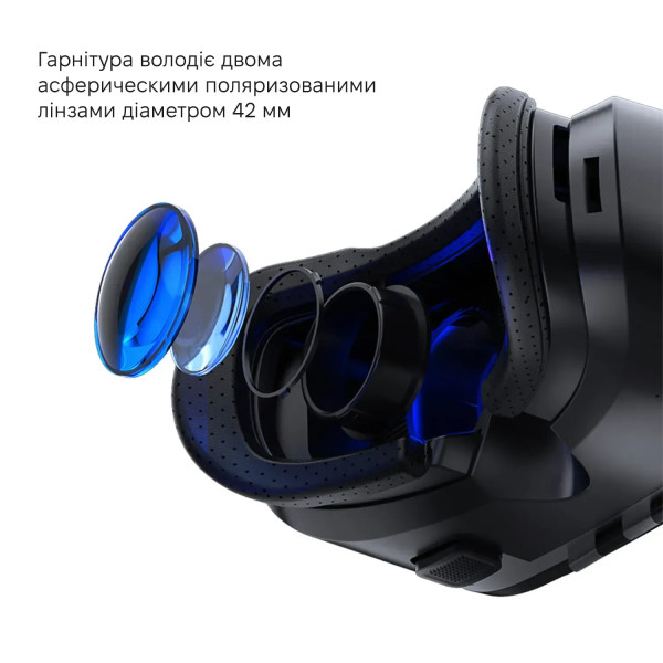 Фото - Очки виртуальной реальности Shinecon VR SC-G02ED + Джойстик Shinecon SC-B01 (SC-G02ED+SC-B01)