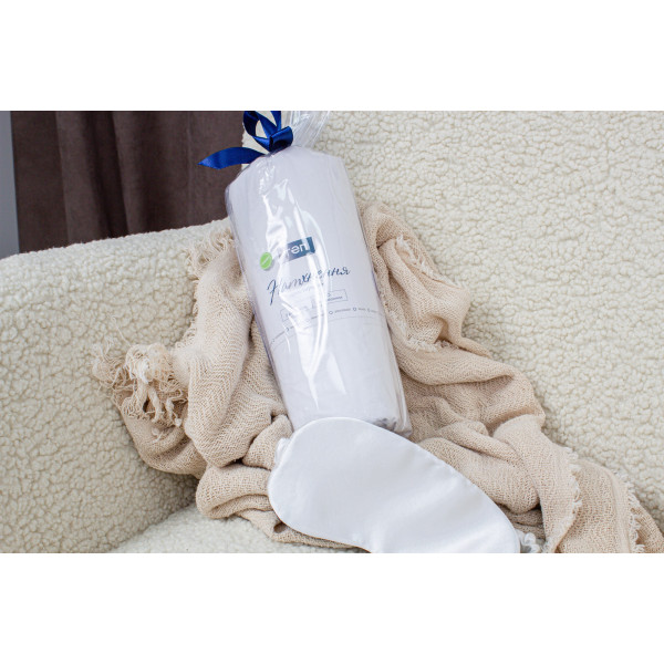 Фото - Простынь двуспальная ТЕП ВДОХНОВЕНИЕ с резинкой 180х200 см Optical White (2-04018_30141)