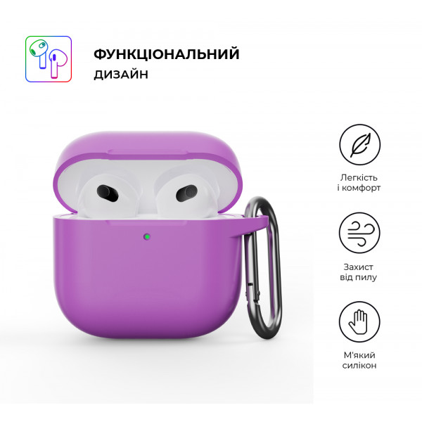 Фото - Чехол для наушников Armorstandart Hang Case for Apple AirPods 4 Purple (ARM81292)