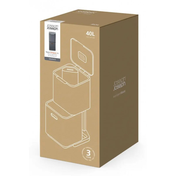 Фото - Органайзер для мусора Joseph Joseph 40 л (30065)