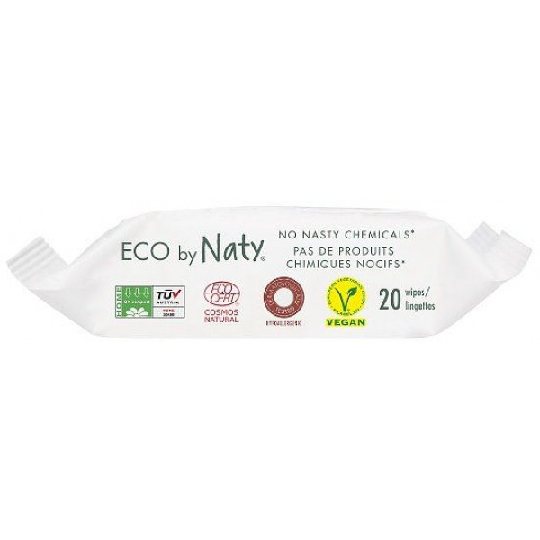 Фото - Салфетки влажные для детей Eco By Naty Органические без запаха (245067)