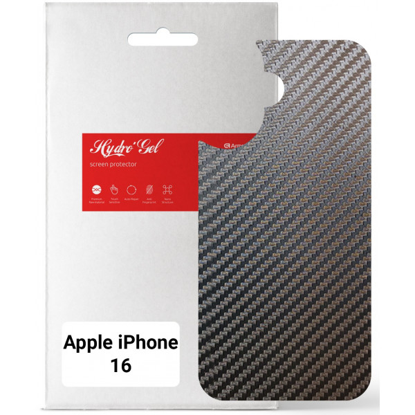 Фото - Защитная пленка для смартфона Armorstandart на заднюю панель for Apple iPhone 16 Carbone (ARM79601)