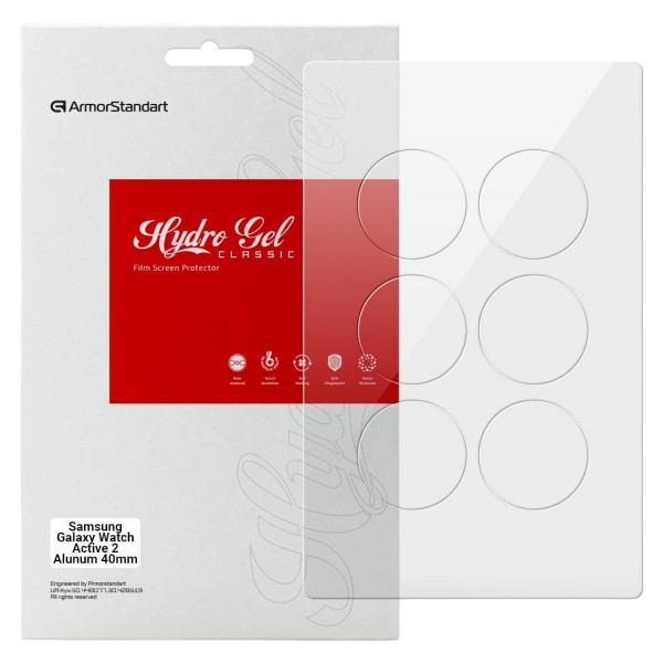 Фото - Защитная пленка для смарт-часов Armorstandart for Samsung Watch Active 2 Aluminum 40 mm 6 шт. (ARM57928) Фото - Защитная пленка для смарт-часов Armorstandart for Samsung Watch Active 2 Aluminum 40 mm 6 шт. (ARM57928)
