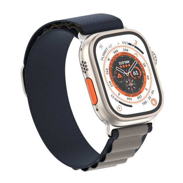 Фото - Ремешок для смарт-часов Armorstandart Alpina Band for Apple Watch 42 (Series 10)/41/40/38 Blue (ARM81040)
