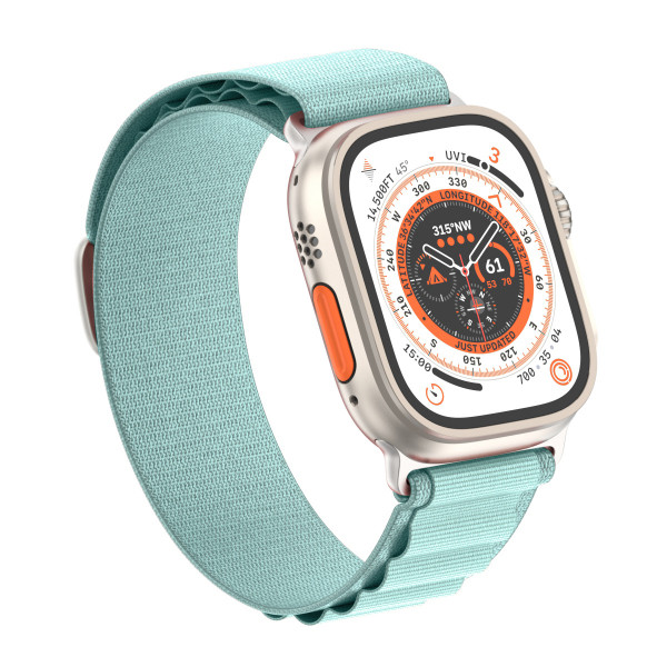 Фото - Ремешок для смарт-часов Armorstandart Alpina Band for Apple Watch 49/46/45/44/42 (Series 1-3) Light Blue (ARM81049)
