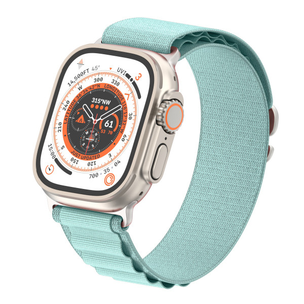Фото - Ремешок для смарт-часов Armorstandart Alpina Band for Apple Watch 49/46/45/44/42 (Series 1-3) Light Blue (ARM81049)