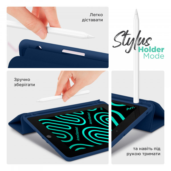 Фото - Чехол для планшета Armorstandart Smart Fold Pen for Xiaomi Redmi Pad Pro / Poco Pad Dark Blue (ARM81431)