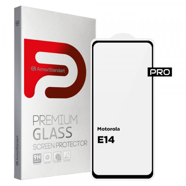 Фото - Защитное стекло для смартфона Armorstandart Pro for Motorola E14 Black (ARM78827)