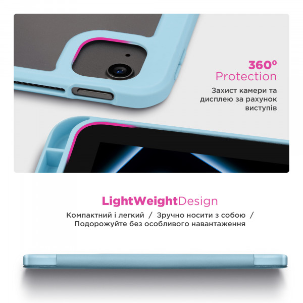 Фото - Чехол для планшета ArmorStandart Y-Type PEN for iPad Air 13 2025 / 2024 Blue (ARM77736)
