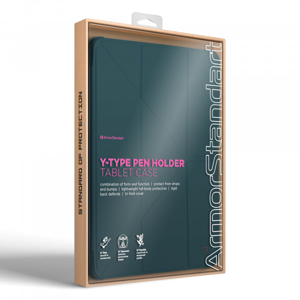 Фото - Чехол для планшета Armorstandart Y-Type PEN for iPad Air 10.9 M1 (2022) / Air 10.9 (2020) Pine Green (ARM77