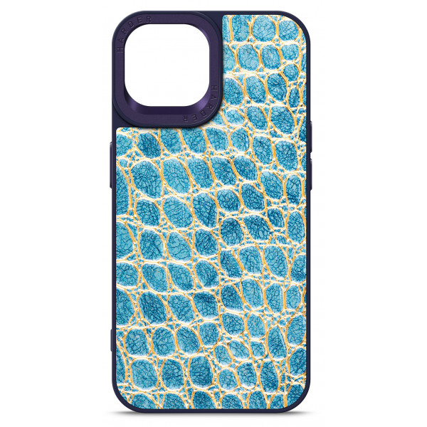 Фото - Чехол для смартфона Harder Crocosaur for Apple iPhone 14 Blue (ARM76718) Фото - Чехол для смартфона Harder Crocosaur for Apple iPhone 14 Blue (ARM76718)