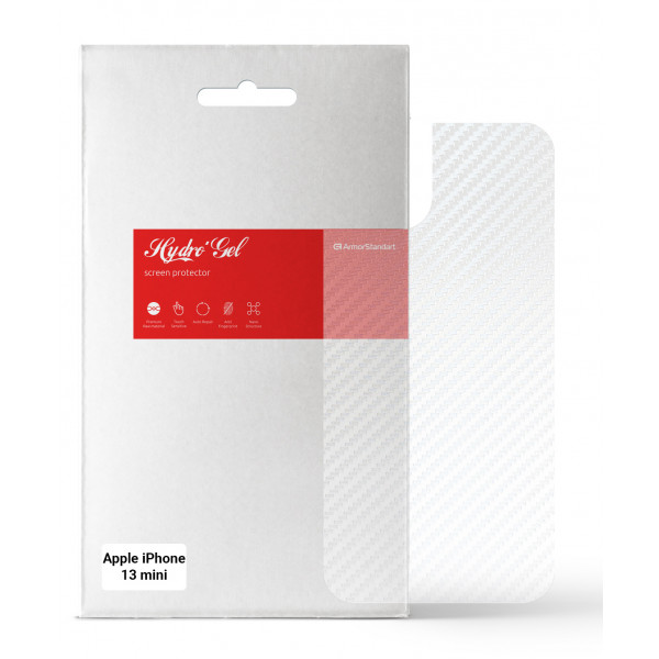 Фото - Защитная пленка для смартфона Armorstandart на заднюю панель for Apple iPhone 13 mini Carbone Transparent (ARM61070)