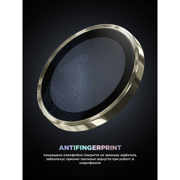 Фото - Защитное стекло для смартфона Armorstandart для камеры Supreme Black Icon for Samsung S24 Amber Yellow (ARM76609)