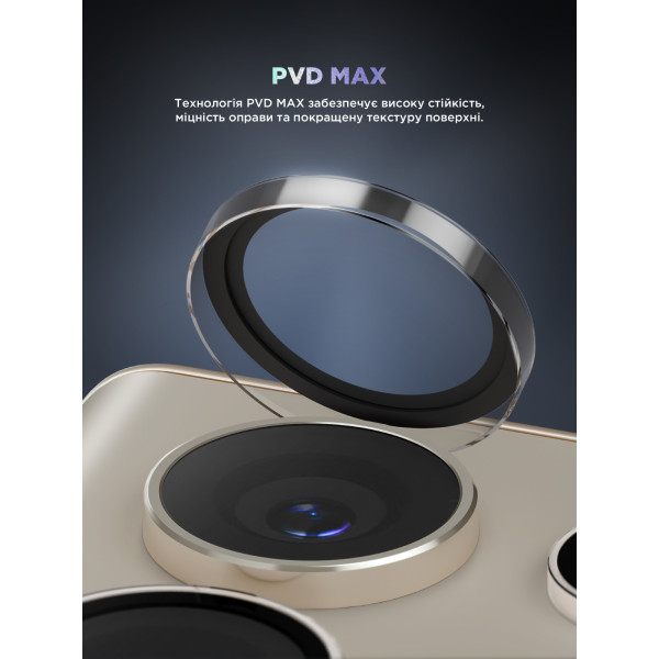 Фото - Защитное стекло для смартфона Armorstandart для камеры Supreme Black Icon for Samsung S24 Ultra Clear (ARM76616)