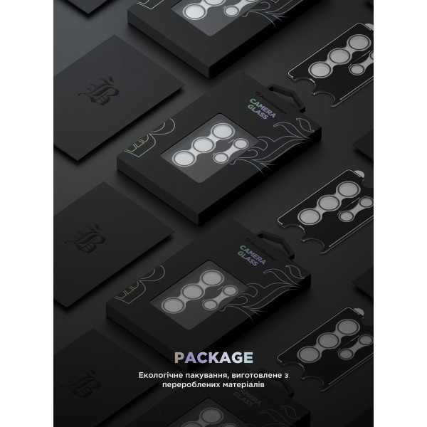 Фото - Защитное стекло для смартфона Armorstandart для камеры Supreme Black Icon for Samsung S24 Ultra Clear (ARM76616)