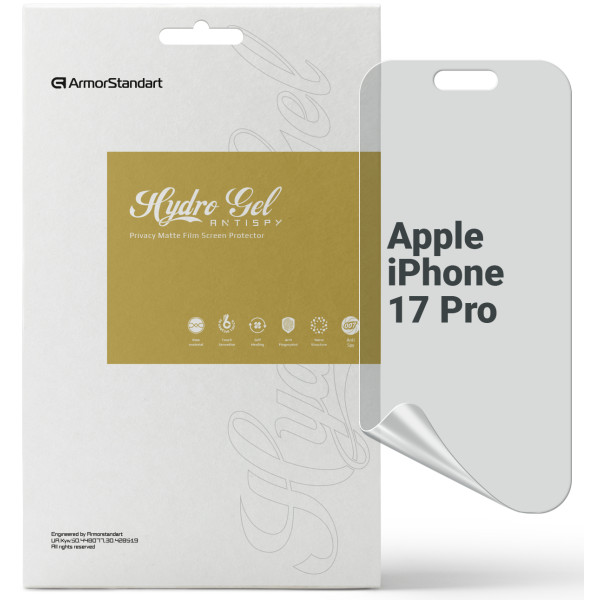 Фото - Защитная пленка для смартфона Armorstandart Anti-spy for Apple iPhone 17 Pro (ARM86180)