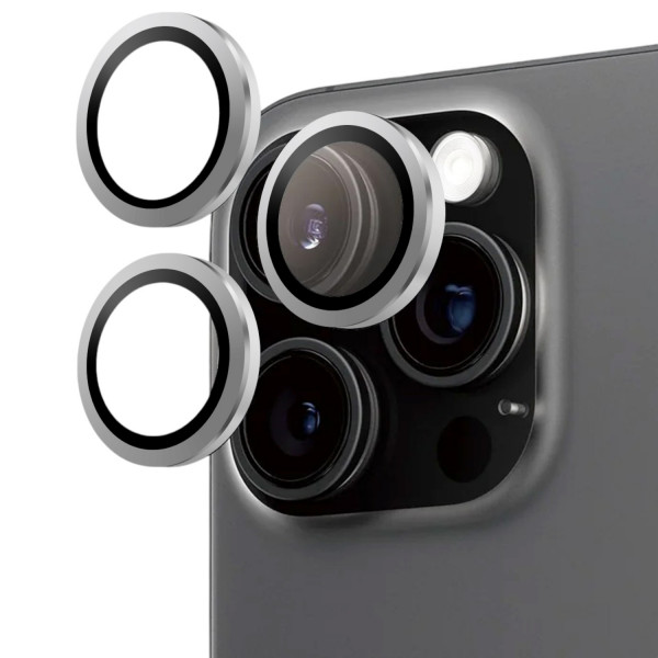 Фото - Защитное стекло для смартфона Armorstandart для камеры AR for iPhone 16 Pro / 16 Pro Max Silver (ARM79409)