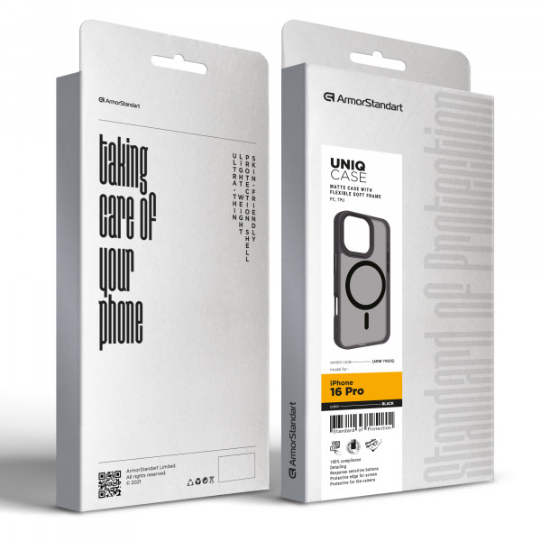 Фото - Чехол для смартфона Armorstandart Uniq MagSafe for Apple iPhone 16 Pro Black (ARM79505)