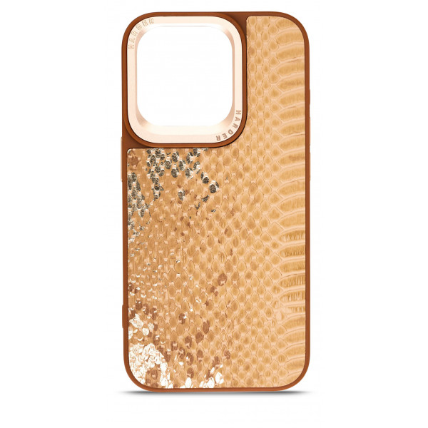 Фото - Чехол для смартфона Harder Snake Pattern for Apple iPhone 15 Pro Beige (ARM76794)