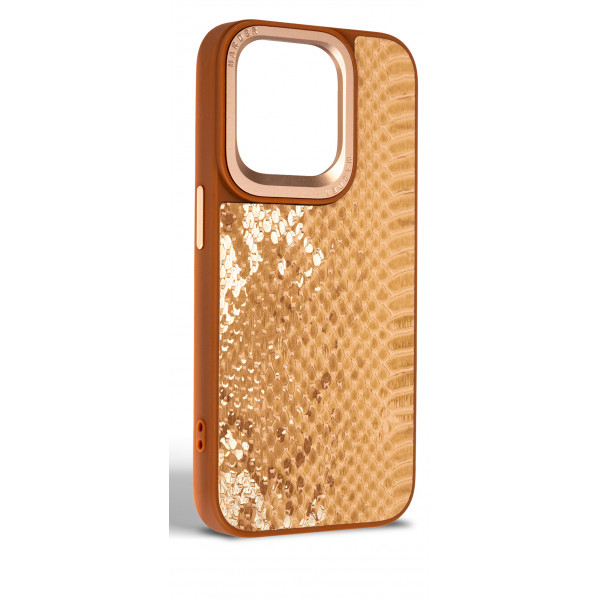 Фото - Чехол для смартфона Harder Snake Pattern for Apple iPhone 15 Pro Beige (ARM76794)