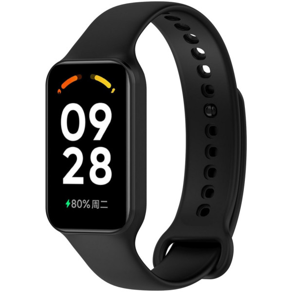 Фото - Ремешок для фитнес-браслета Armorstandart for Xiaomi Mi Band 8 Active / Redmi Smart Band 2 Black (ARM73995)