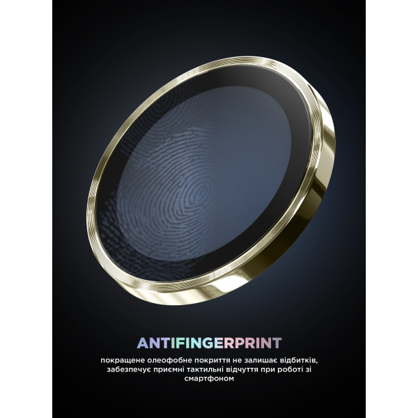 Фото - Защитное стекло для смартфона Armorstandart для камеры Supreme Black Icon for Samsung S24 Ultra Yellow Titanium (ARM76604)