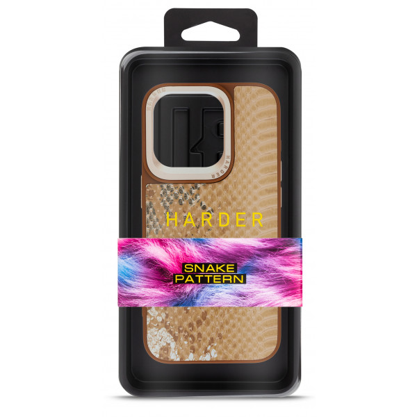 Фото - Чехол для смартфона Harder Snake Pattern for Apple iPhone 15 Pro Beige (ARM76794)