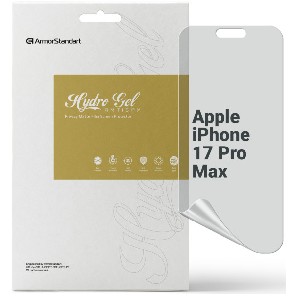 Фото - Защитная пленка для смартфона Armorstandart Anti-spy for Apple iPhone 17 Pro Max (ARM86181)