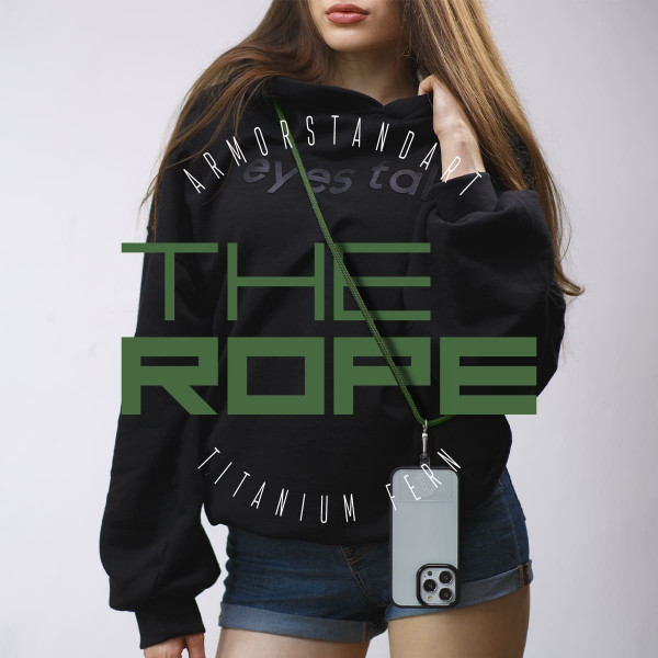 Фото - Ремешок для смартфона Armorstandart Rope Titanium Fern with Clear holder (ARM76102)