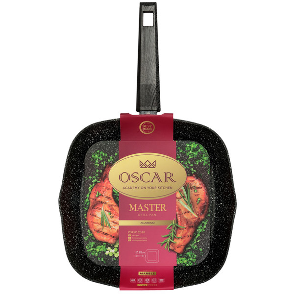 Фото - Сковорода гриль OSCAR Master 28 см (OSR-8102-28)