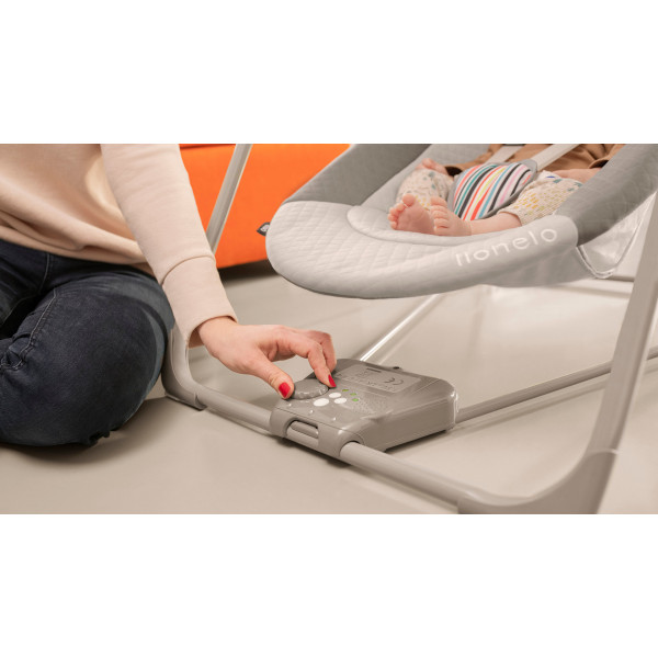 Фото - Уценка - Кресло-качалка Lionelo Otto Cozy Grey