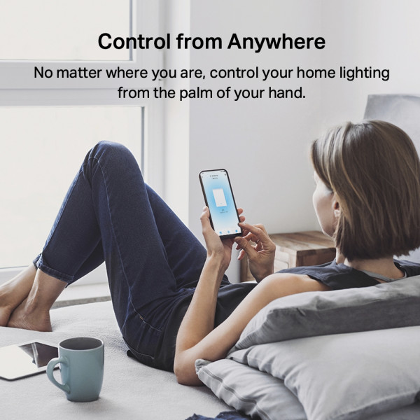 Фото - Кнопка LightSwitch для двухклавишного выключателя TP-Link Tapo S220