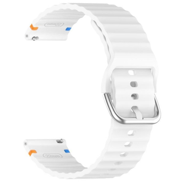 Фото - Ремешок для смарт-часов BeCover Ribbed Tape (22mm) for Xiaomi Watch 2 / 2 Pro / S4 / S3 / S1 Pro / S1 / S1 Active White (714302)