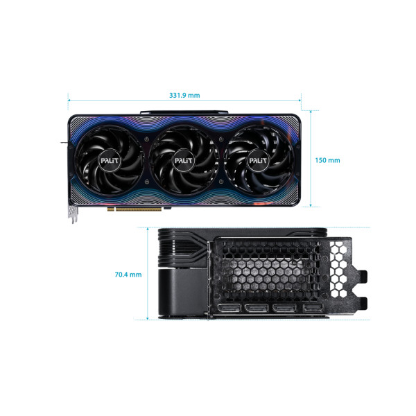 Фото - Видеокарта Palit NVIDIA RTX5070Ti GAMEROCK 16GB GDDR7 (NE7507T019T2-GB2030G)