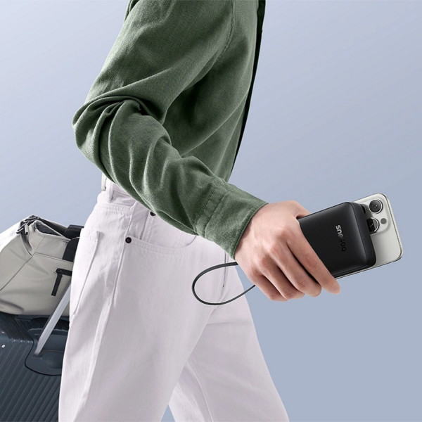 Фото - Батарея мобильная Baseus  Bipow 2 Digital Display 20W 20000mAh black (P10077101113-01)