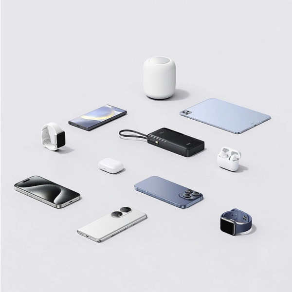 Фото - Батарея мобильная Baseus  Bipow 2 Digital Display 20W 20000mAh black (P10077101113-01)