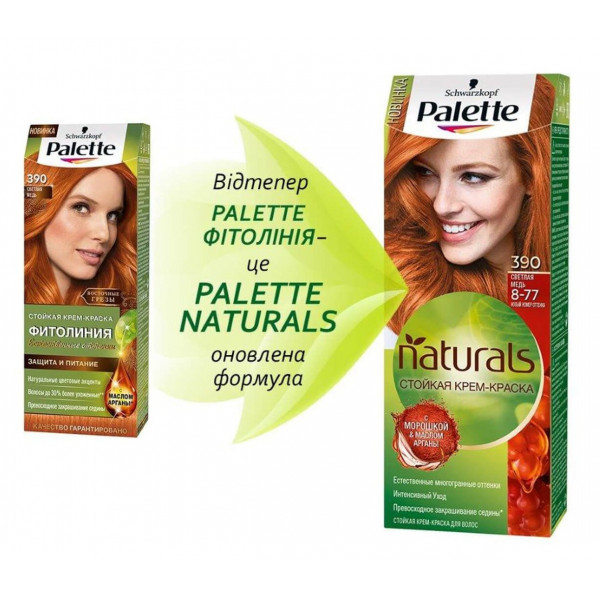 Фото - Краска для волос Schwarzkopf Prof. Palette Naturals 390 8-77 Светлая медь (3838824124582)