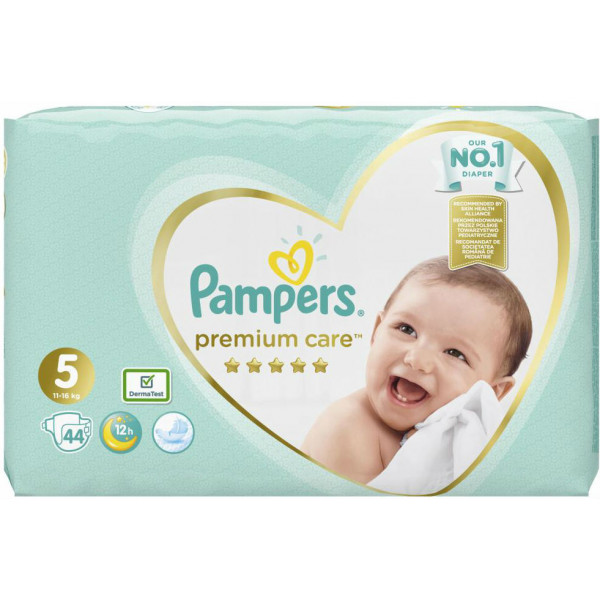Фото - Одноразовые подгузники Pampers Premium 5 44 шт. (4015400278870)