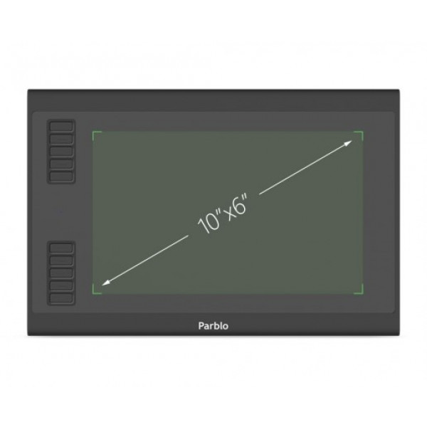 Фото - Микроповреждение - Графический планшет Parblo A610 Plus V2 Black