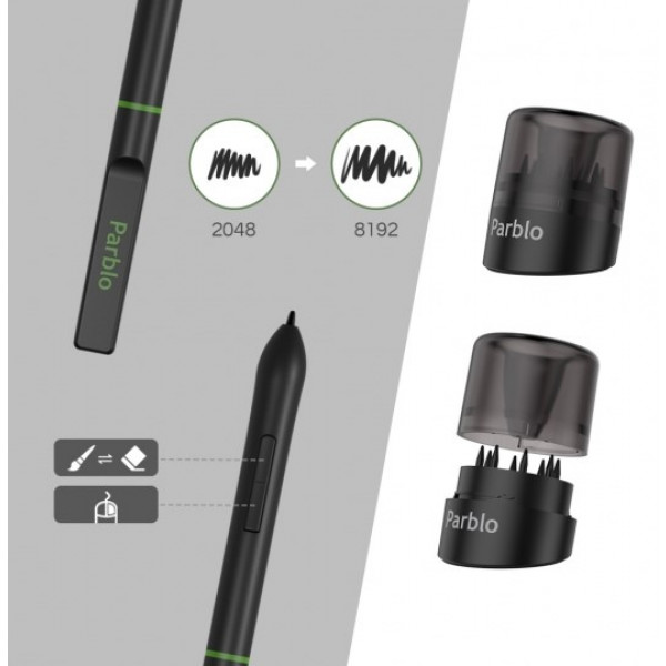 Фото - Микроповреждение - Графический планшет Parblo A610 Plus V2 Black