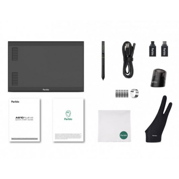 Фото - Микроповреждение - Графический планшет Parblo A610 Plus V2 Black