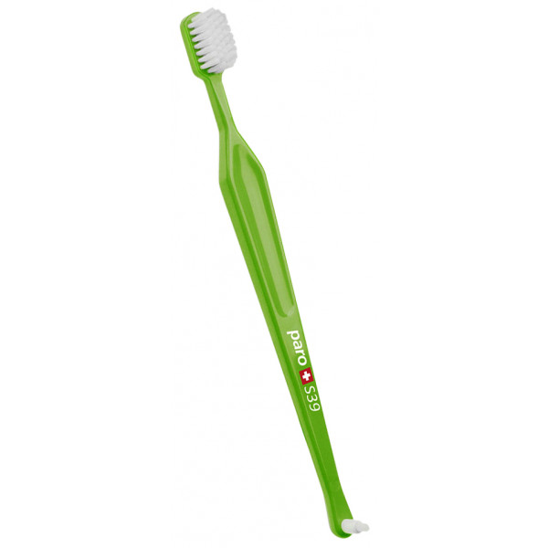 Фото - Зубная щетка Paro Swiss paro toothbrush S39, с монопучковой насадкой, салатовый (7.715/3)