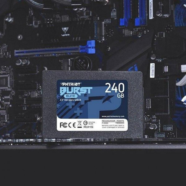 Фото - SSD-накопитель внутренний Patriot 240GB Burst Elite 2.5" SATAIII TLC (PBE240GS25SSDR)
