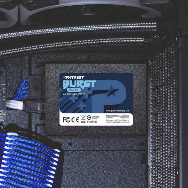 Фото - SSD-накопитель внутренний Patriot 240GB Burst Elite 2.5" SATAIII TLC (PBE240GS25SSDR)