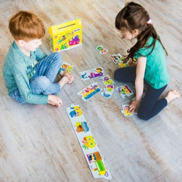 Фото - Пазлы (3-4 года) Dodo английский алфавит Паровозик (300251)