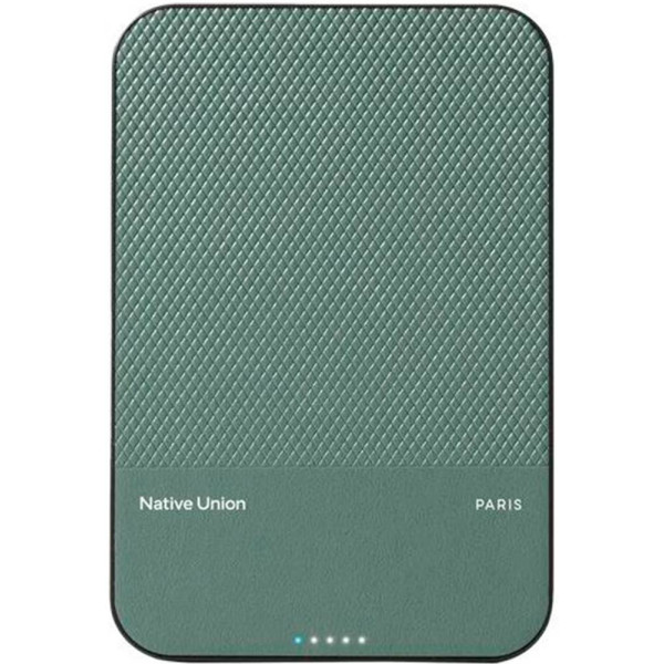 Фото - Батарея мобильная Native Union Classic Magnetic Qi2 5 000mAh Slate Green (PB-5KMS-GRN-Q2) Фото - Батарея мобильная Native Union Classic Magnetic Qi2 5 000mAh Slate Green (PB-5KMS-GRN-Q2)