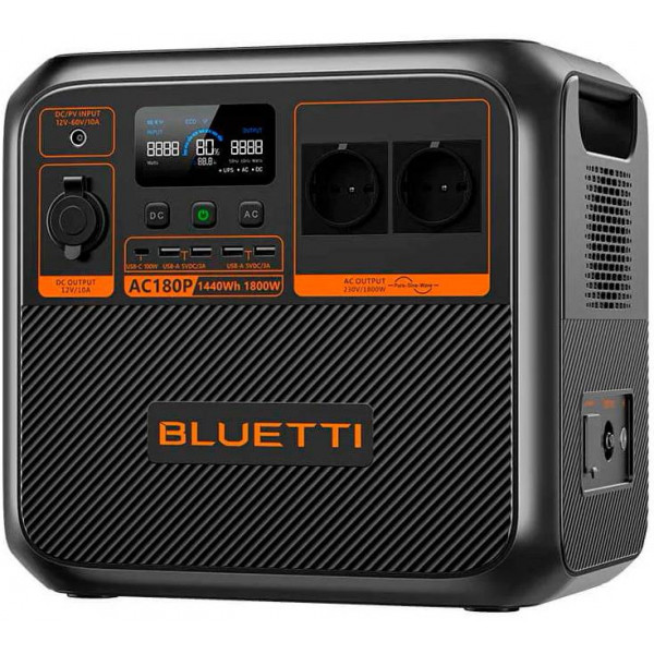 Фото - Уценка - Зарядная станция универсальная Bluetti AC180P 1440Wh 400000mAh 1800W (PB931255)