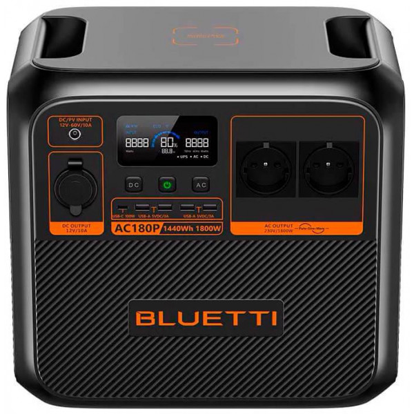 Фото - Уценка - Зарядная станция универсальная Bluetti AC180P 1440Wh 400000mAh 1800W (PB931255)