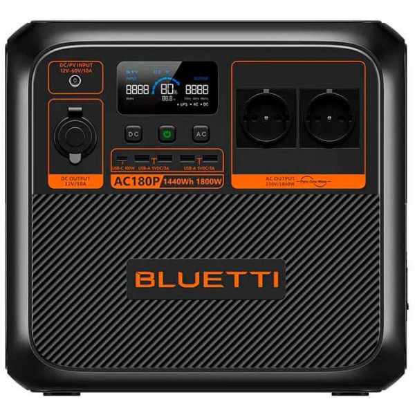Фото - Уценка - Зарядная станция универсальная Bluetti AC180P 1440Wh 400000mAh 1800W (PB931255)