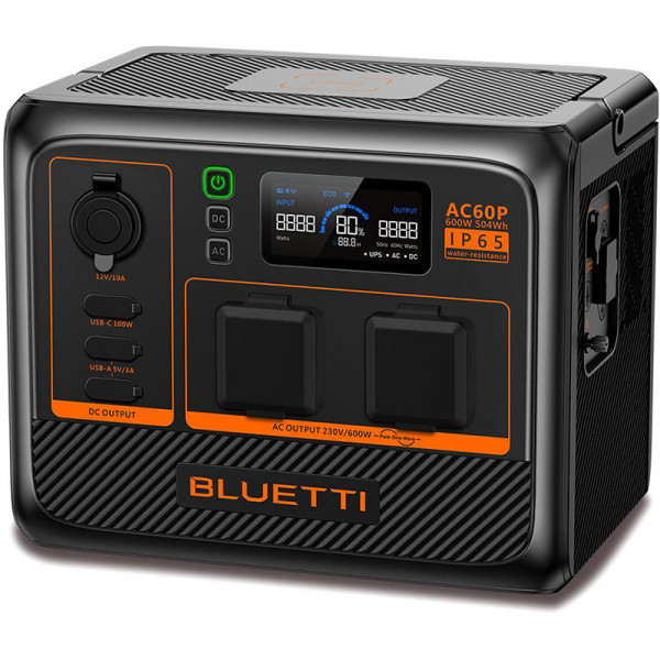 Фото - Зарядная станция универсальная Bluetti AC60P 504Wh 140000mAh 600W